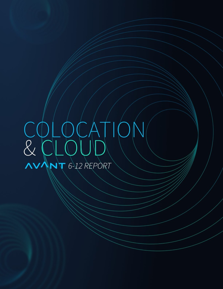 2024 Colo & Cloud Report — final cover, fluid wave direction, co-branded for partner distribution