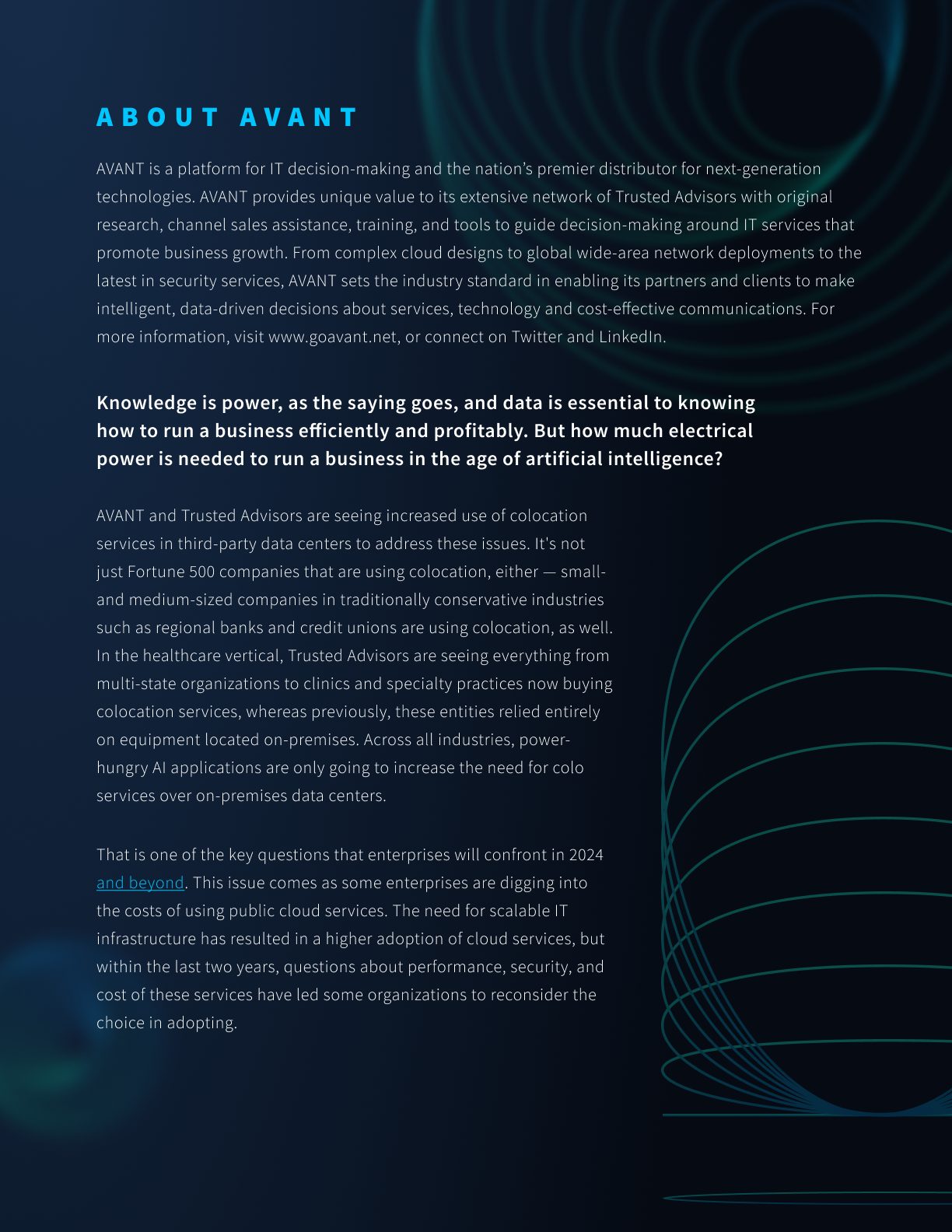 Report interior — editorial templates on brand rails.
