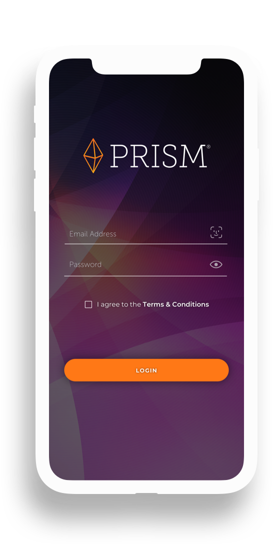 Mobile login — the system at handheld scale.