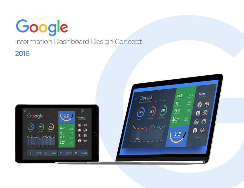 Google Information Dashboard Concept