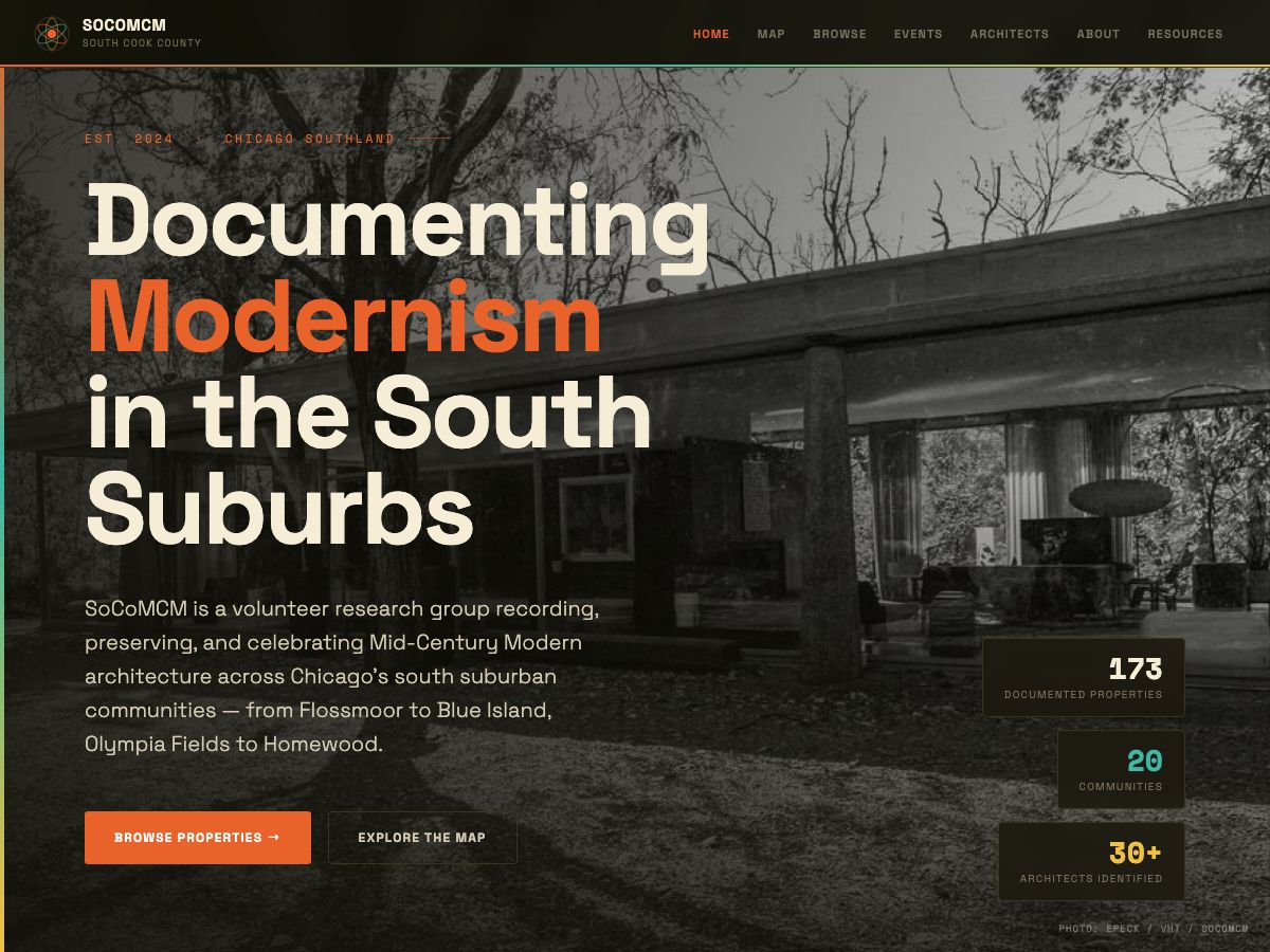 SoCoMCM — South Cook County Mid-Century Modern